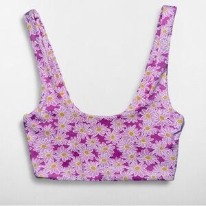 ZARA US Small Pink Floral Bra Top